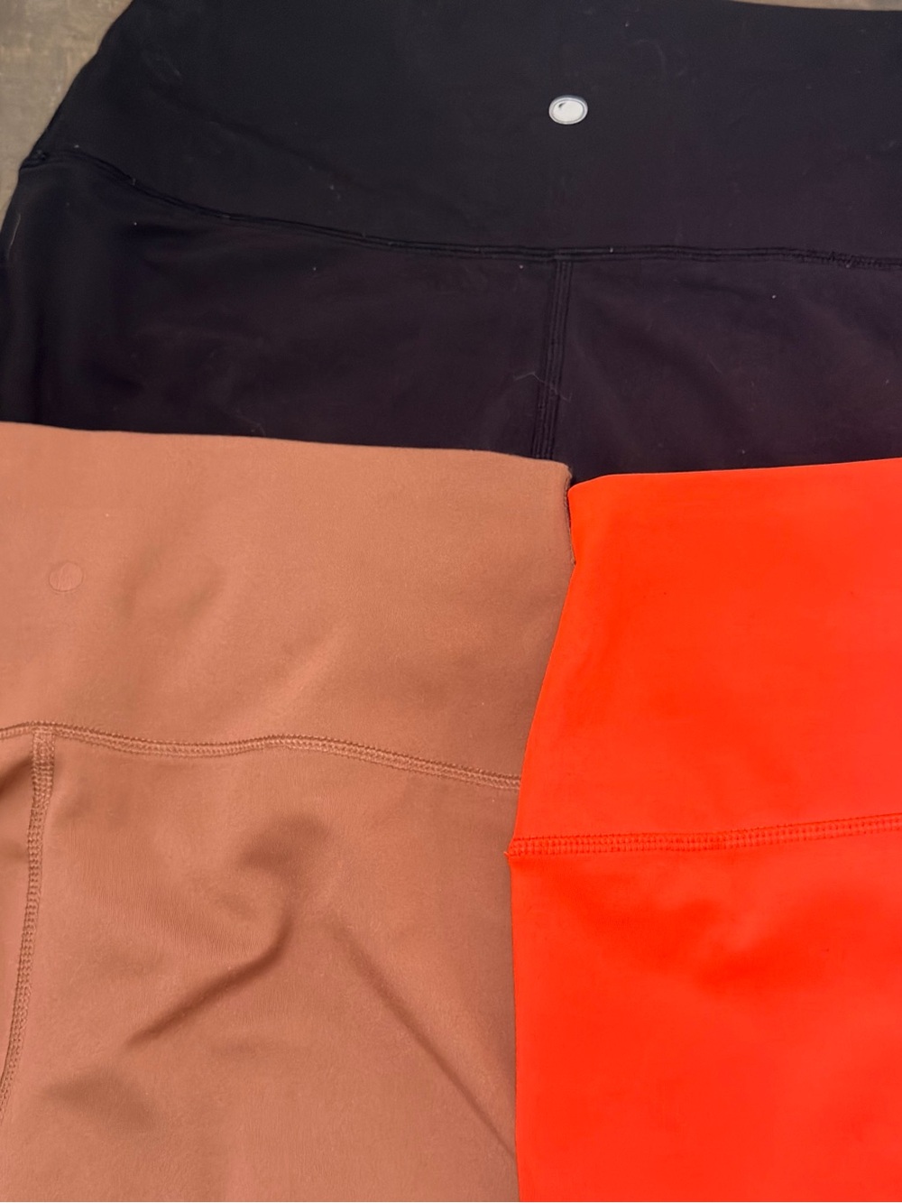 3-Pack Activewear Bike Shorts Set by Yogalicious Black, Light Brown, Salmon